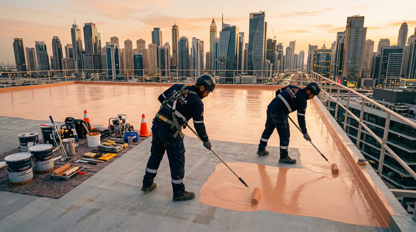 Expert flat roofing repair team