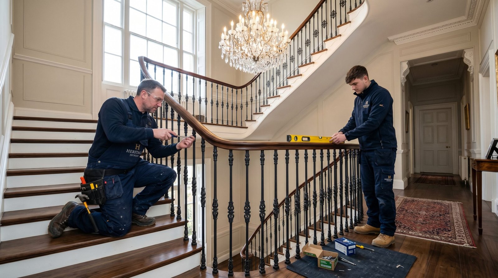 Staircase repair and refurbishment