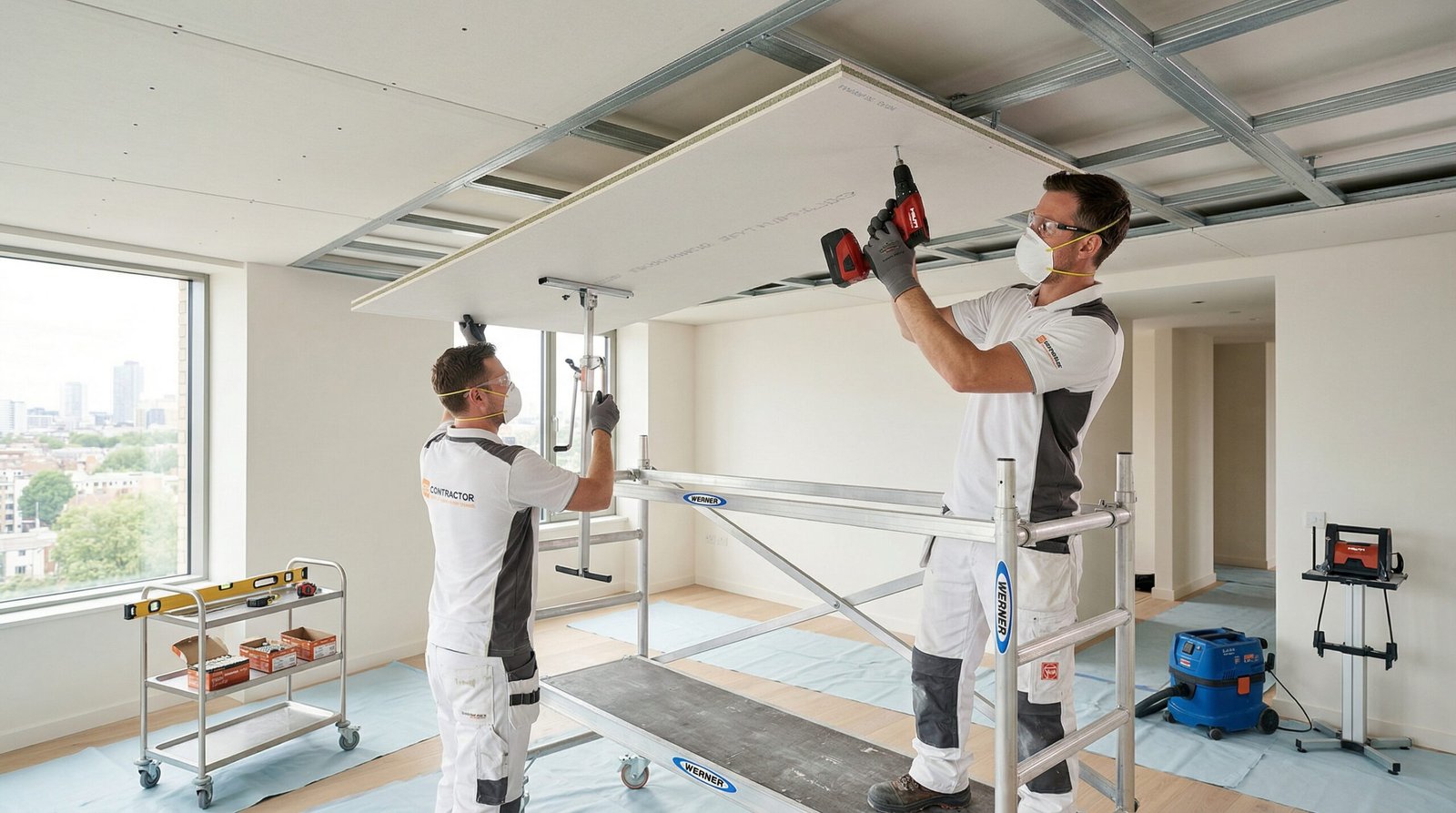 Noise reduction wall installation