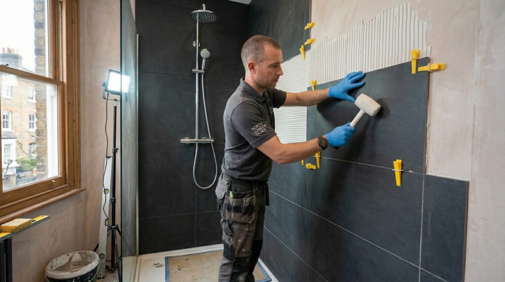 Professional shower installer