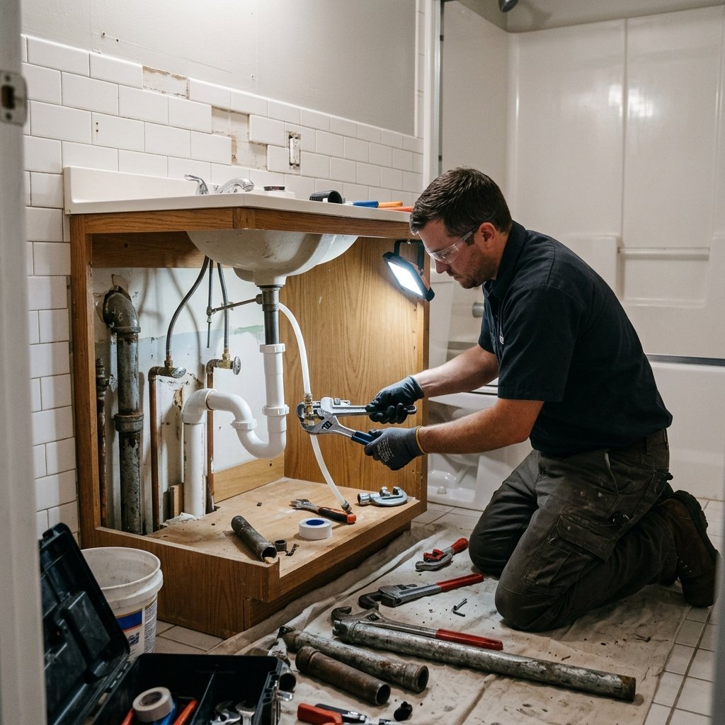 Bathroom Pipework Replacement
