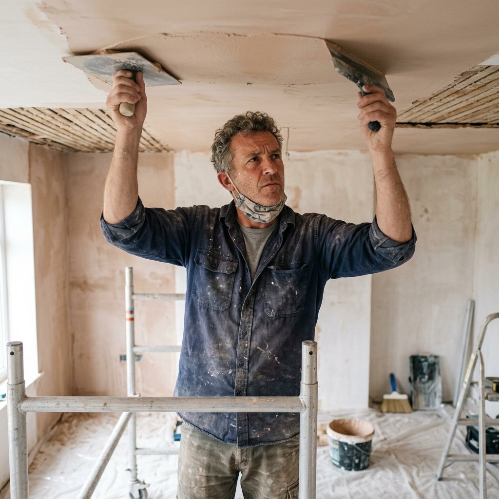 Ceiling Replastering