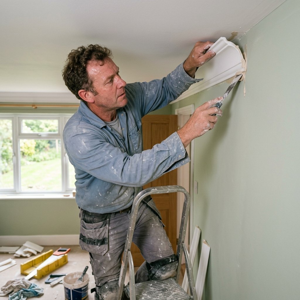 Coving After Plastering & Renovation Work