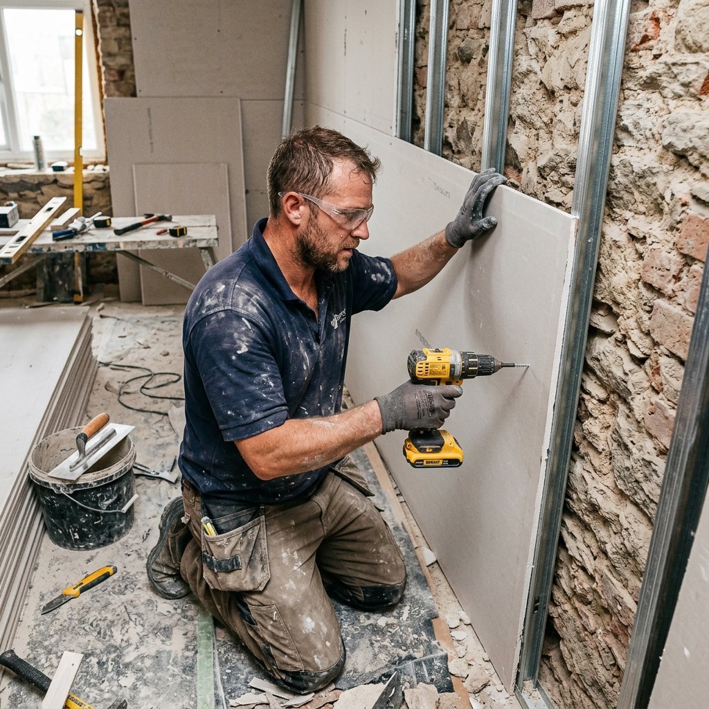 Dry Lining on Existing Walls