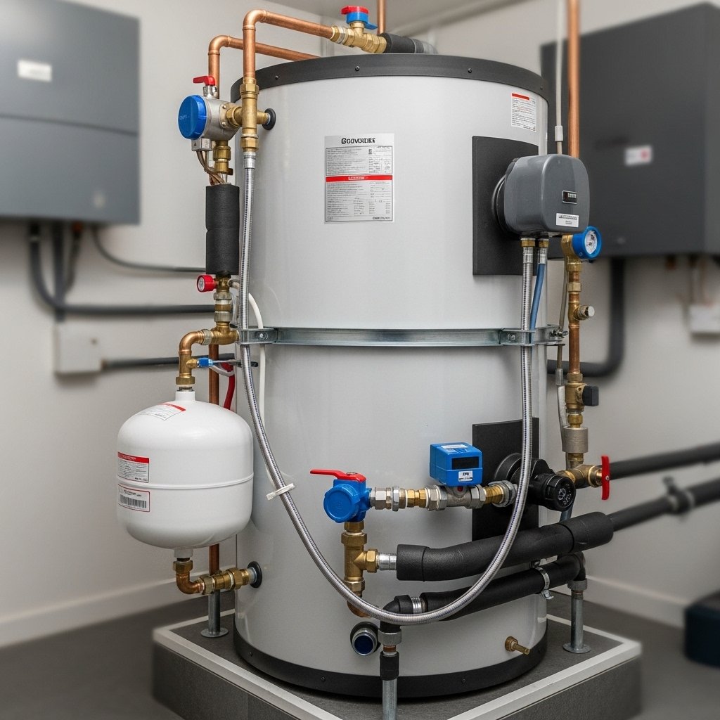 Unvented Hot Water Cylinder Installation