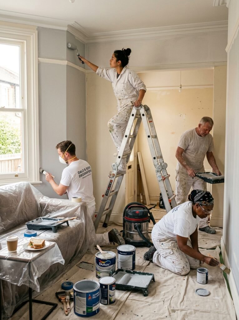 Painting & Decorating work doing their best