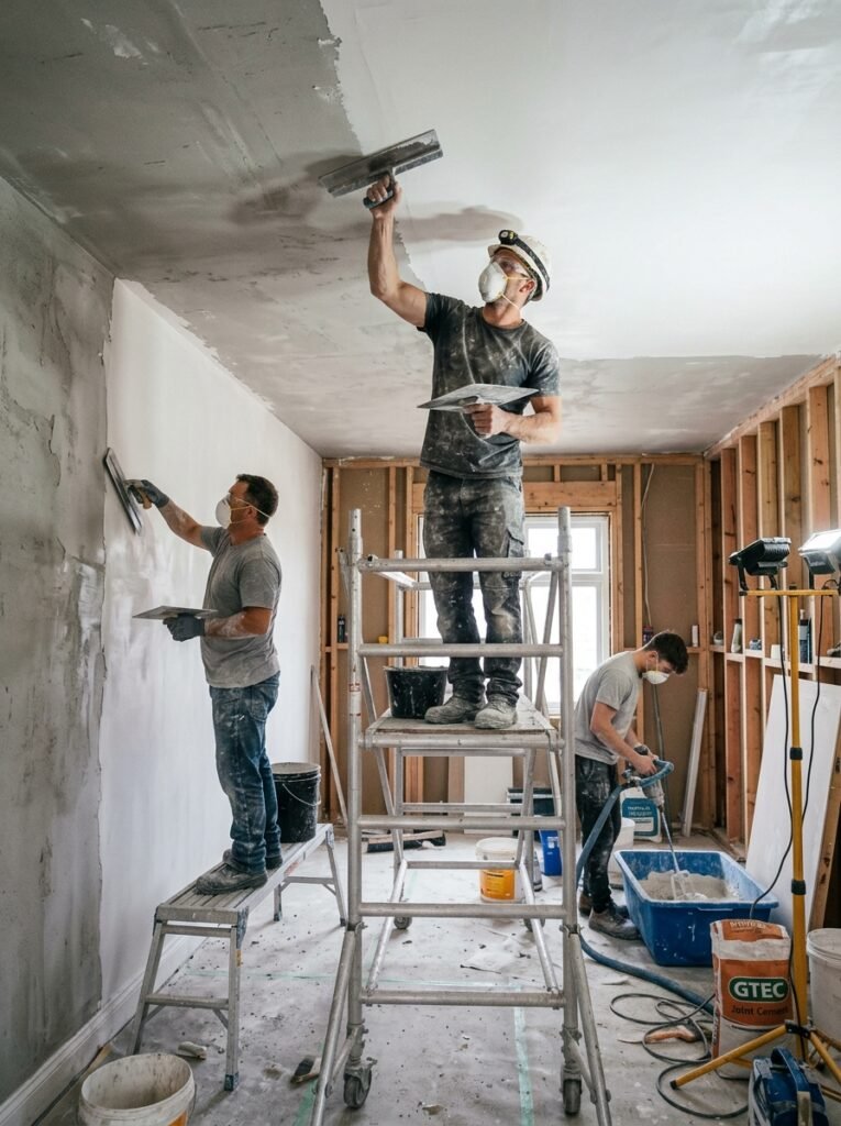 Plaster Skimming for Walls & Ceilings work doing their best