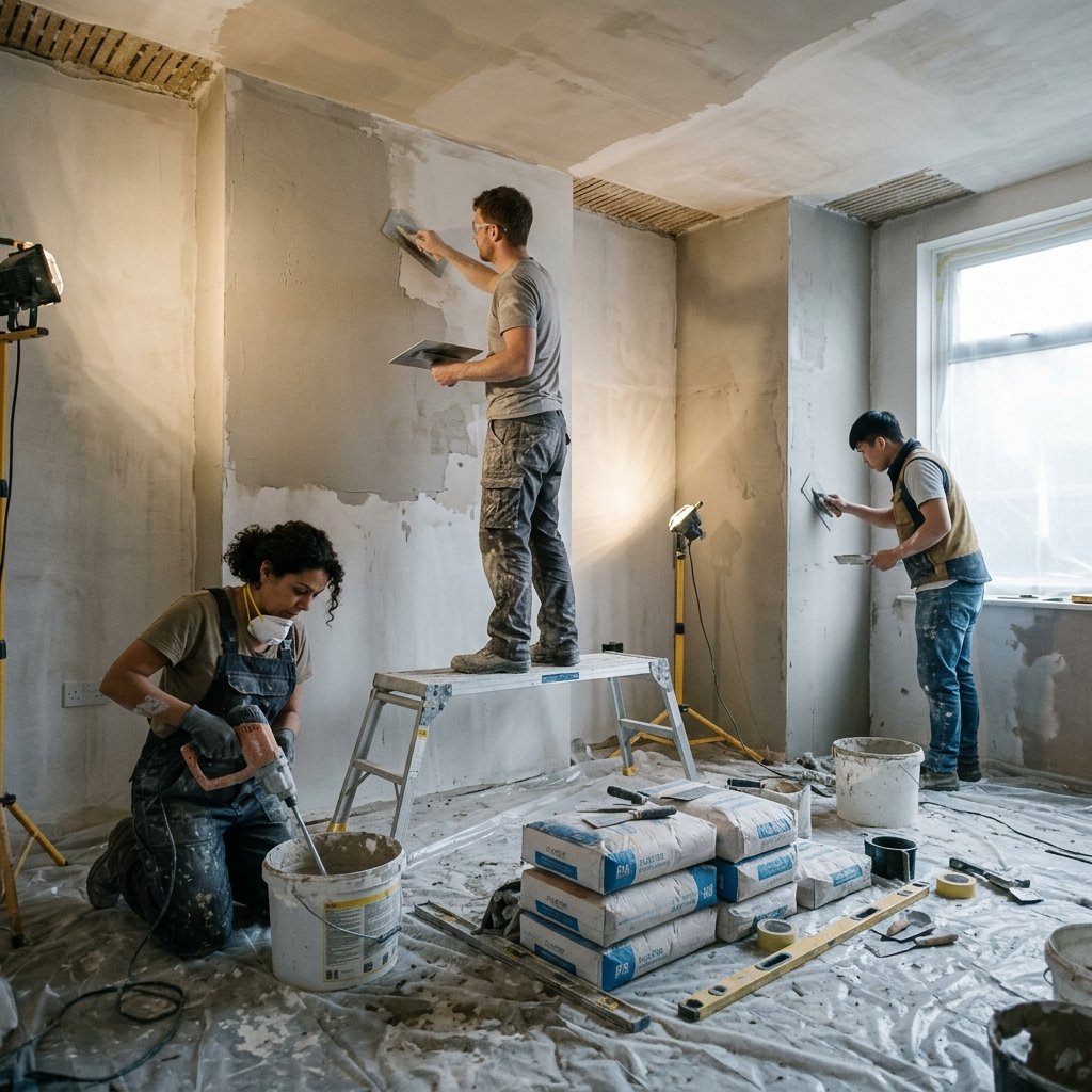 Full Room Replastering in North London
