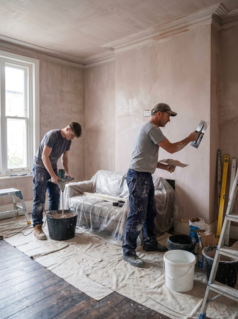 full replastering