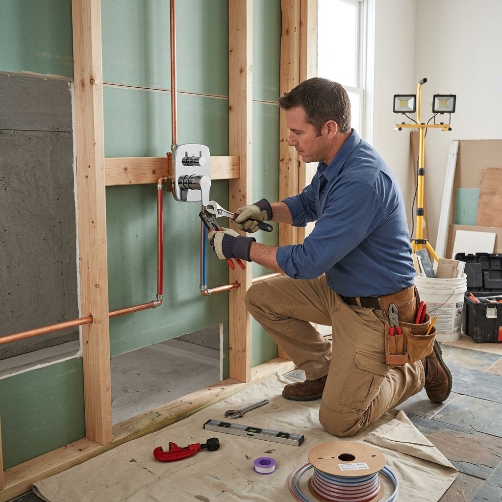 Shower Plumbing & Mixer Installation