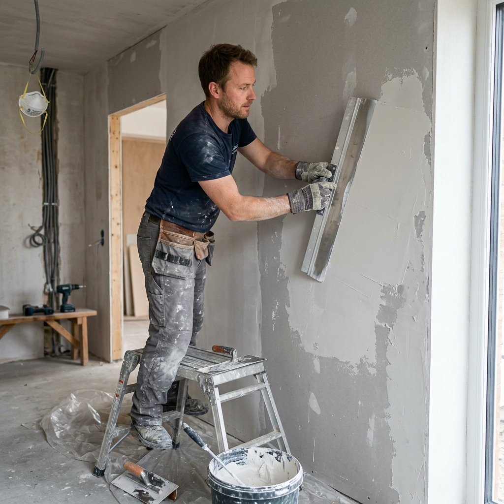 Wall Skimming in North London