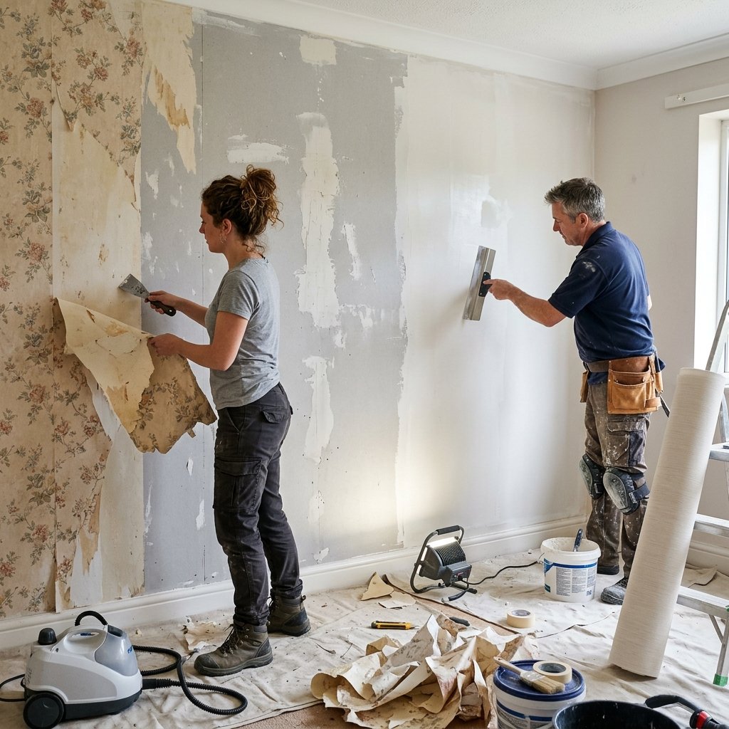 Wallpaper Removal & Preparation