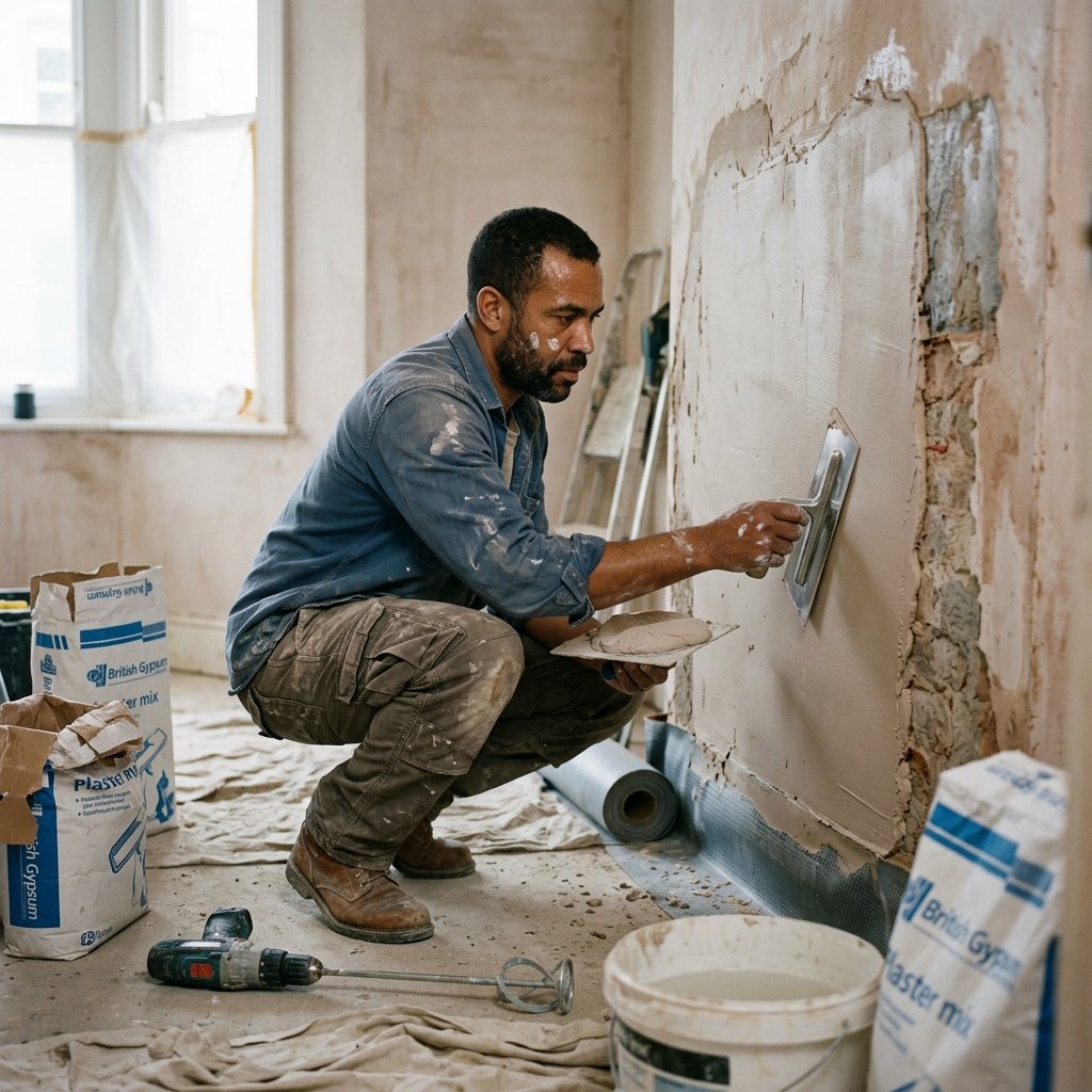 Replastering After Damp Treatment