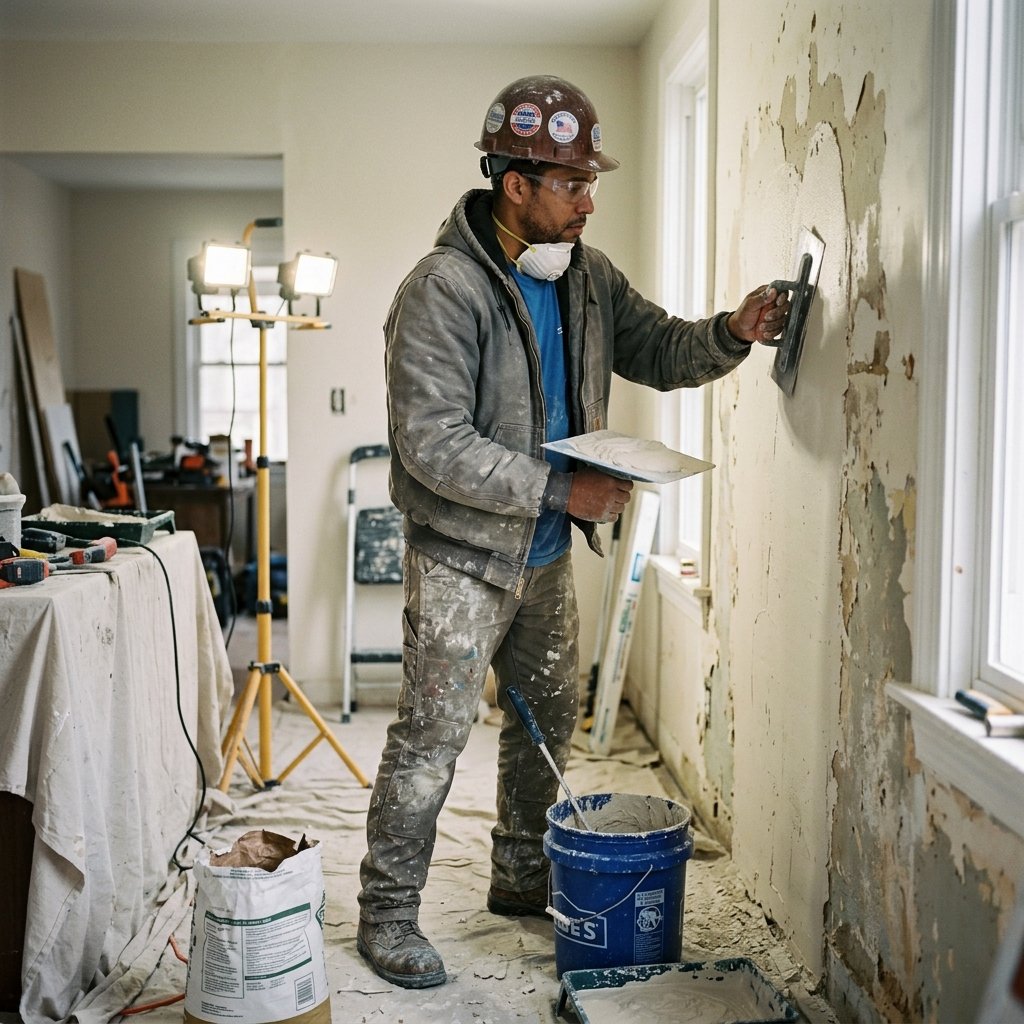 Reskimming Damaged Walls