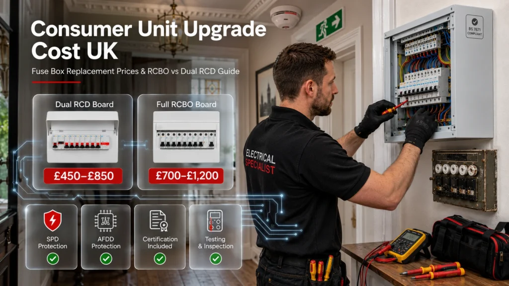 Consumer unit upgrade guide and costs