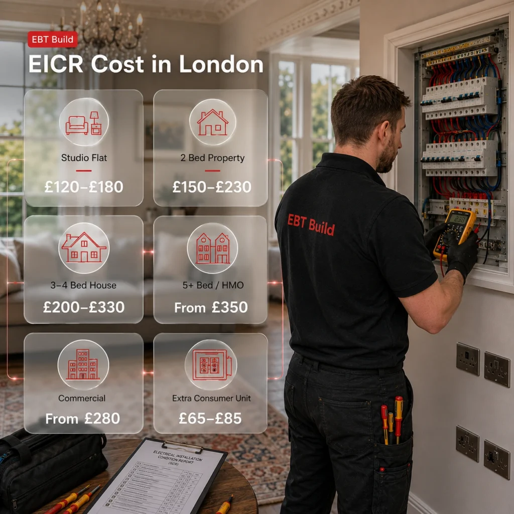 EICR pricing guide in London