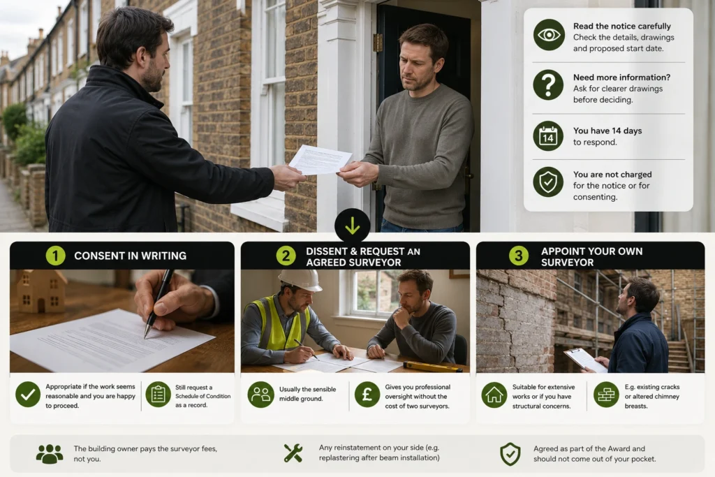 If You're the Adjoining Owner: What to Do When You Receive a Notice